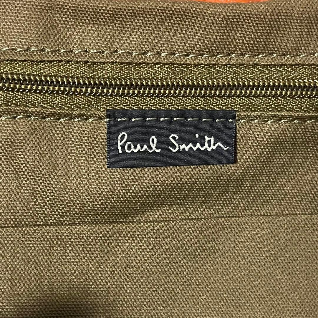 未使用保管✨　Paul Smith 　ボストンバッグ　ブラウン　レザー