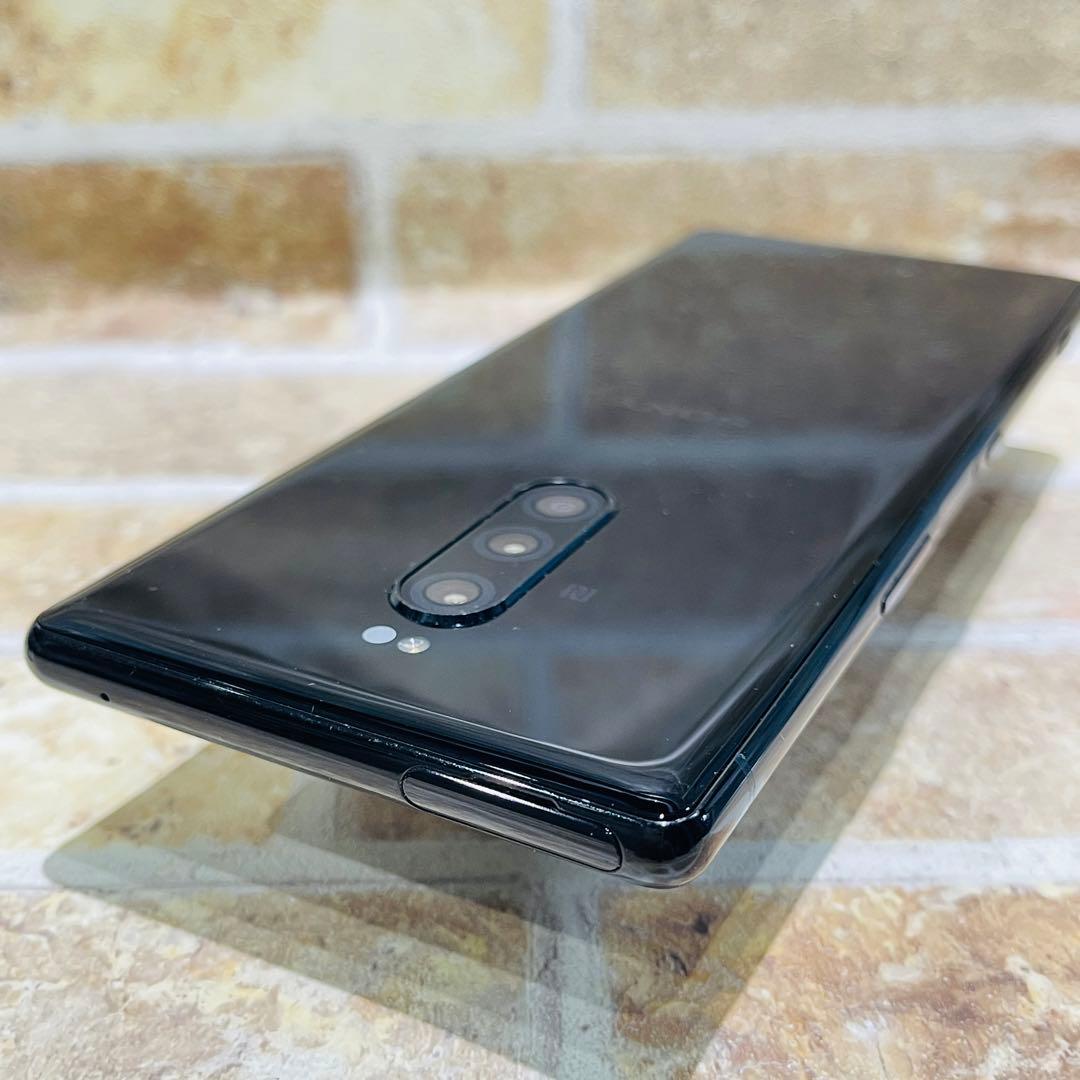 SIMフリー Xperia 1 64GB ブラック 電池良好
