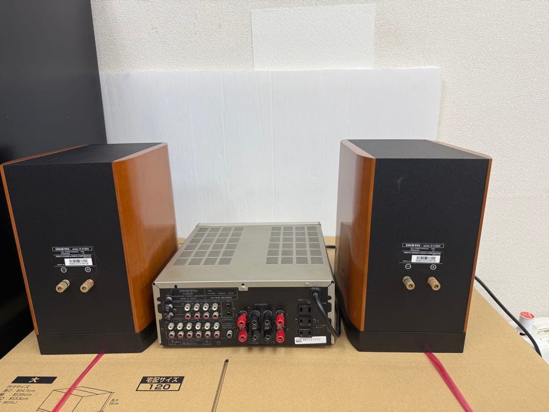【ONKYO】アンプ A-922M ＋ スピーカー D-212EX ペア セット