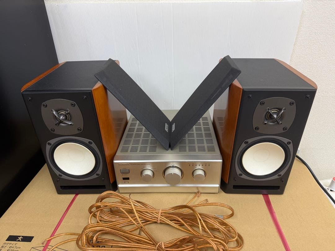 【ONKYO】アンプ A-922M ＋ スピーカー D-212EX ペア セット