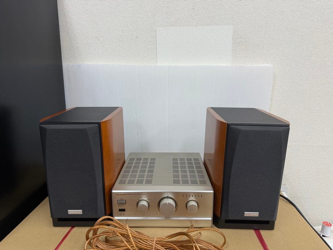 【ONKYO】アンプ A-922M ＋ スピーカー D-212EX ペア セット