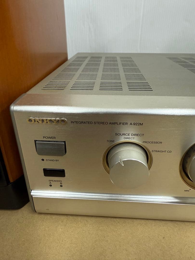 【ONKYO】アンプ A-922M ＋ スピーカー D-212EX ペア セット