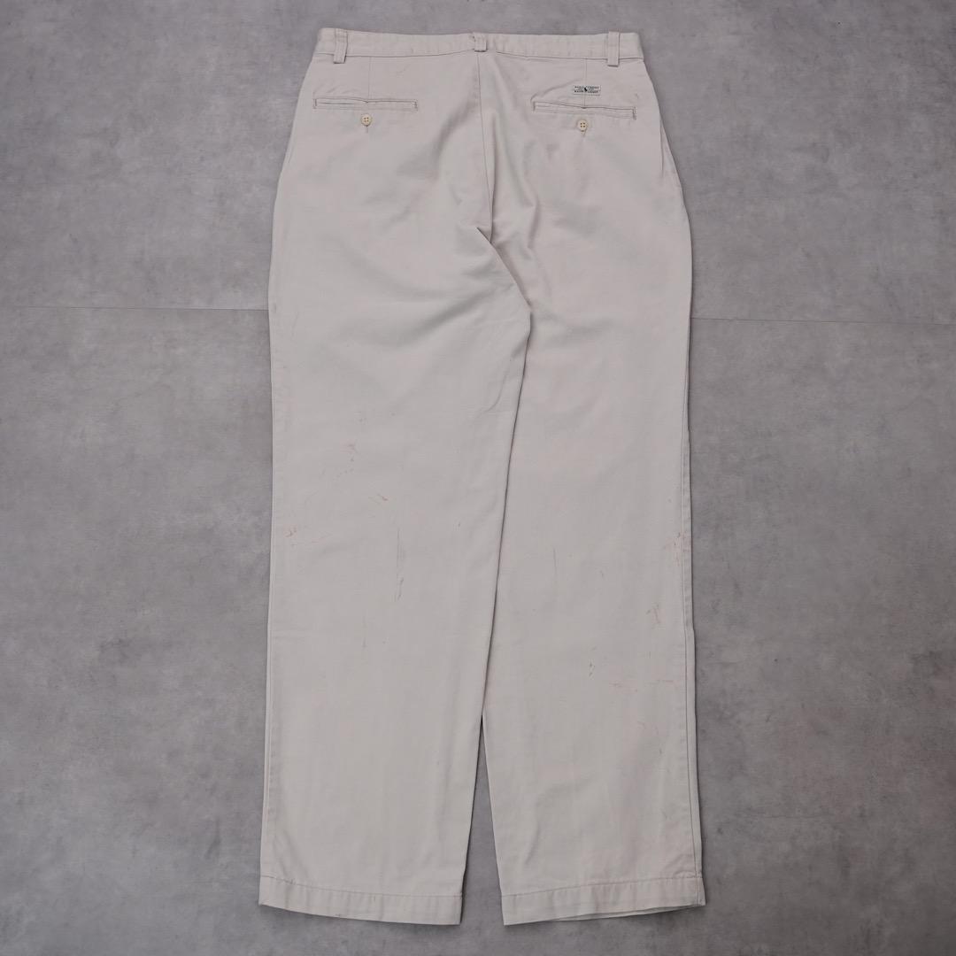 ポロ ラルフローレン W34 ポロチノ USA製 90s ベージュ 14922