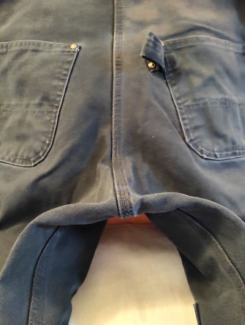 アキ　Carhartt ダブルニーW34 ブラック　USA製