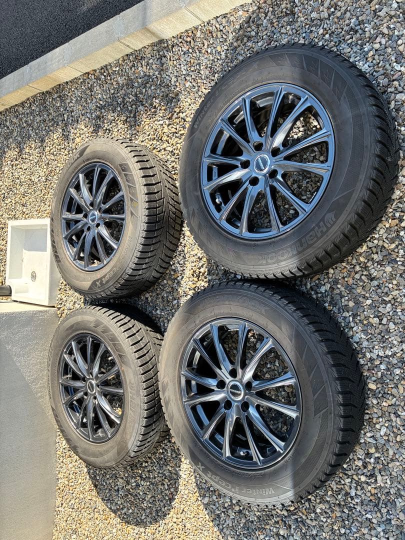 【岐阜市引取限定】Hankook 冬用タイヤセット 225/65R17 ハリアー
