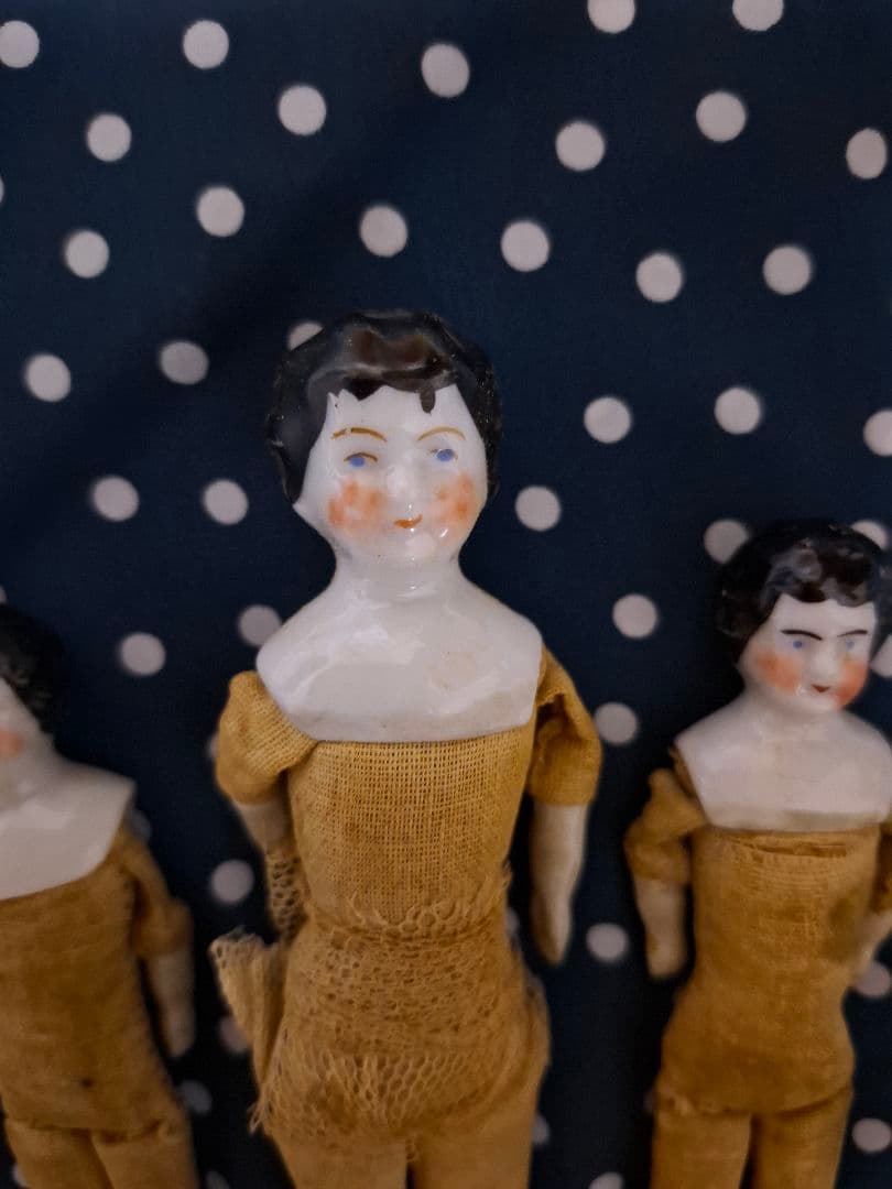 アンティーク★チャイナヘッドドール★ビスクドール★3点セット★アンティーク雑貨