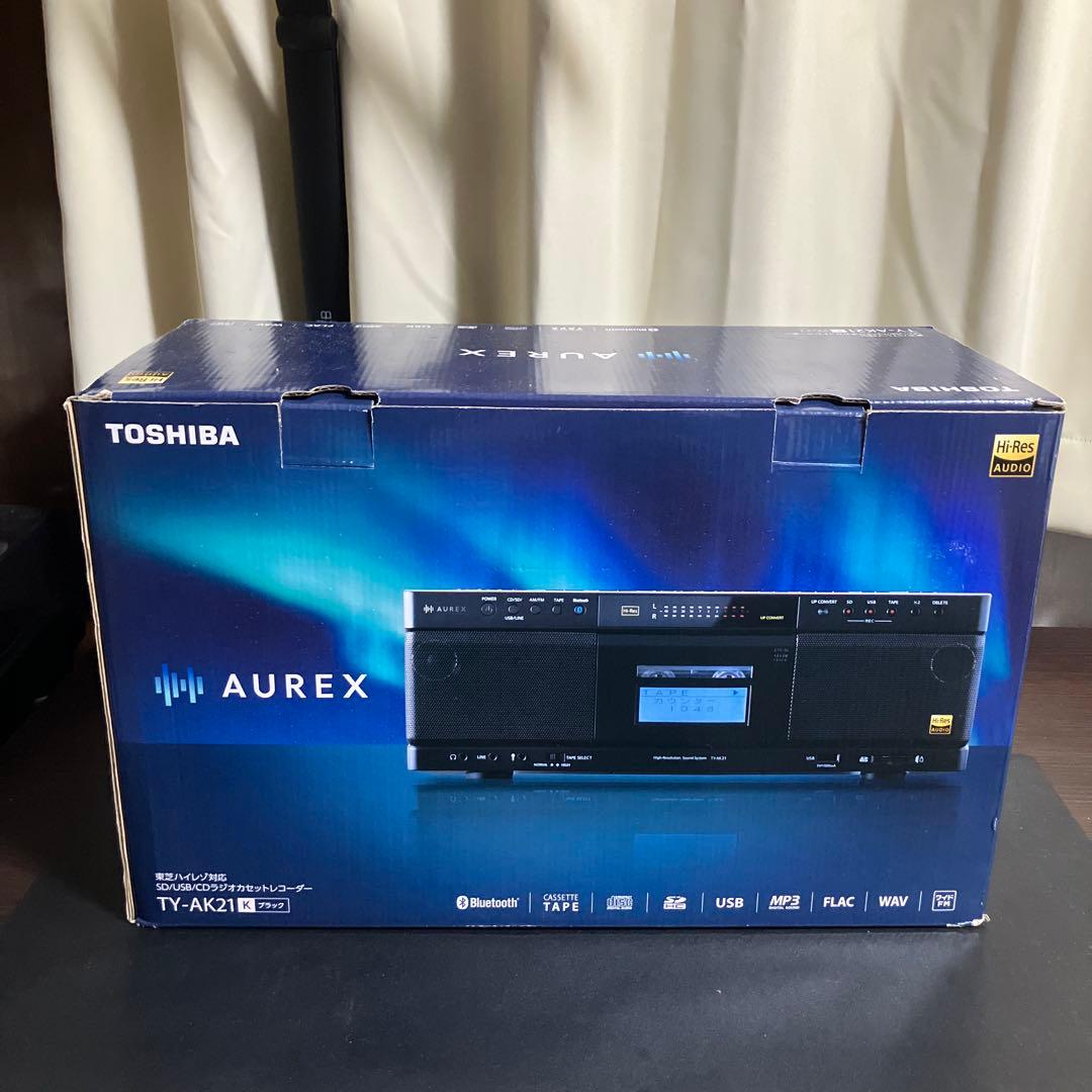 ラジオ・コンポ TOSHIBA AUREX TY-AK21 K