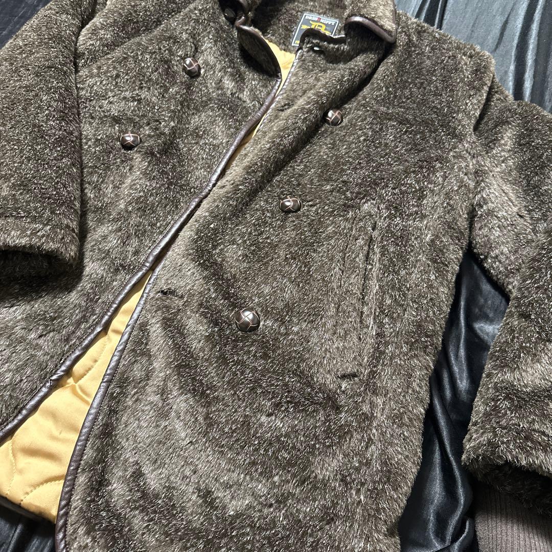 DRESS HIPPY ファー Pコート ドレスヒッピー　美品
