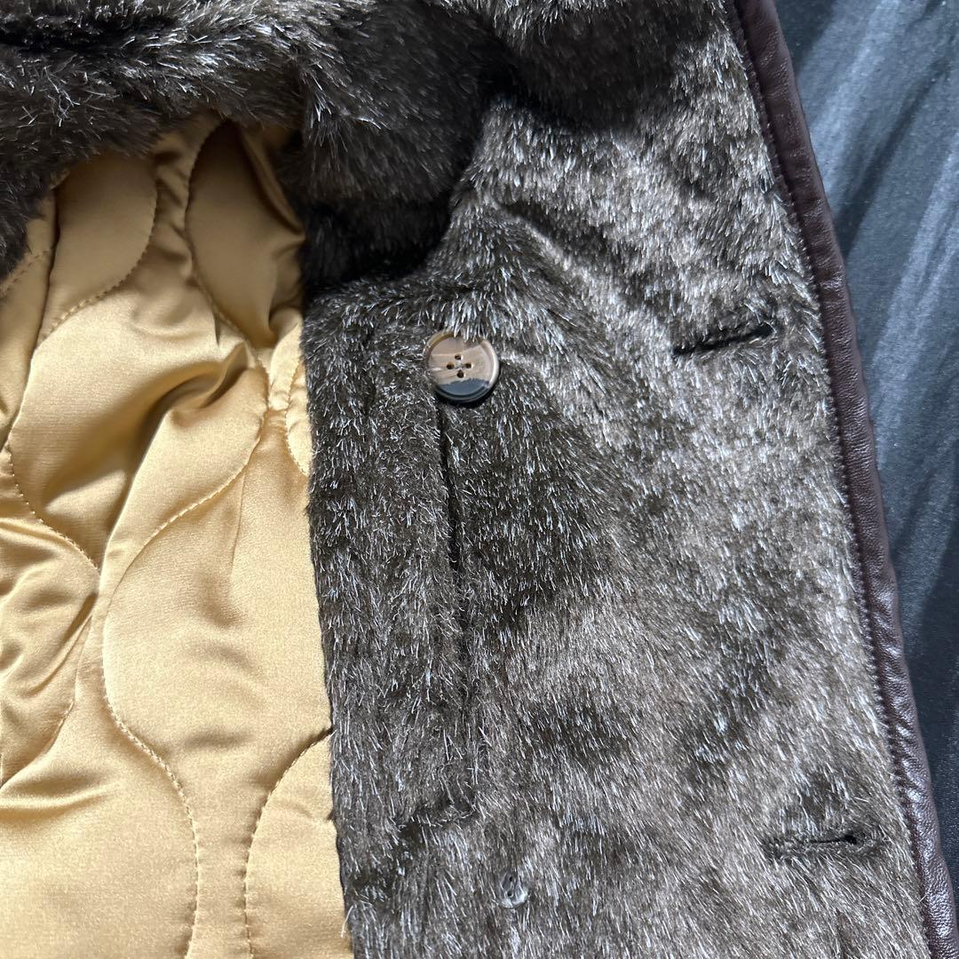 DRESS HIPPY ファー Pコート ドレスヒッピー　美品