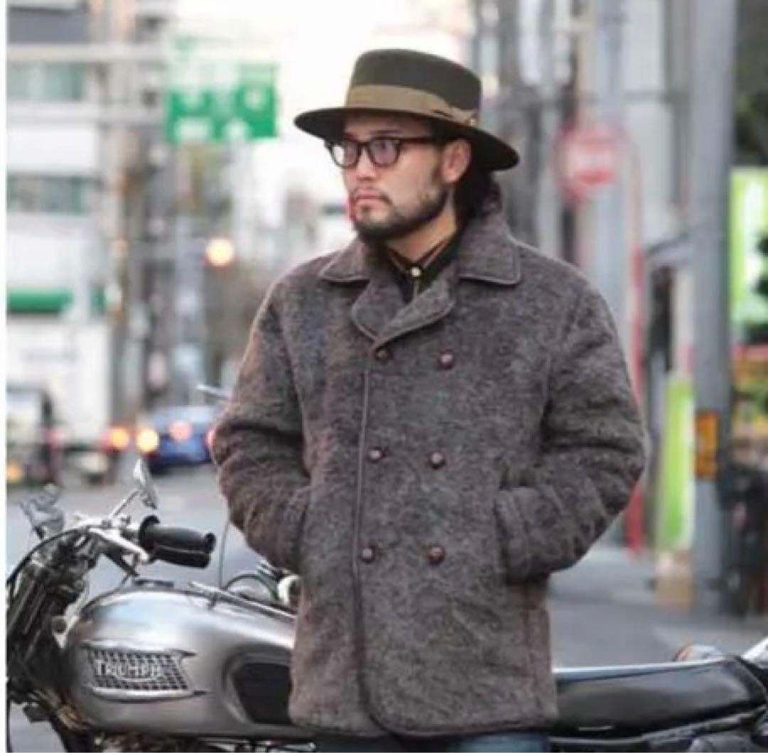 DRESS HIPPY ファー Pコート ドレスヒッピー　美品