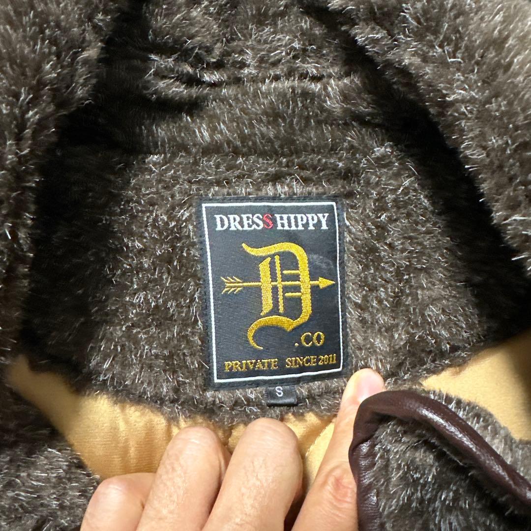 DRESS HIPPY ファー Pコート ドレスヒッピー　美品