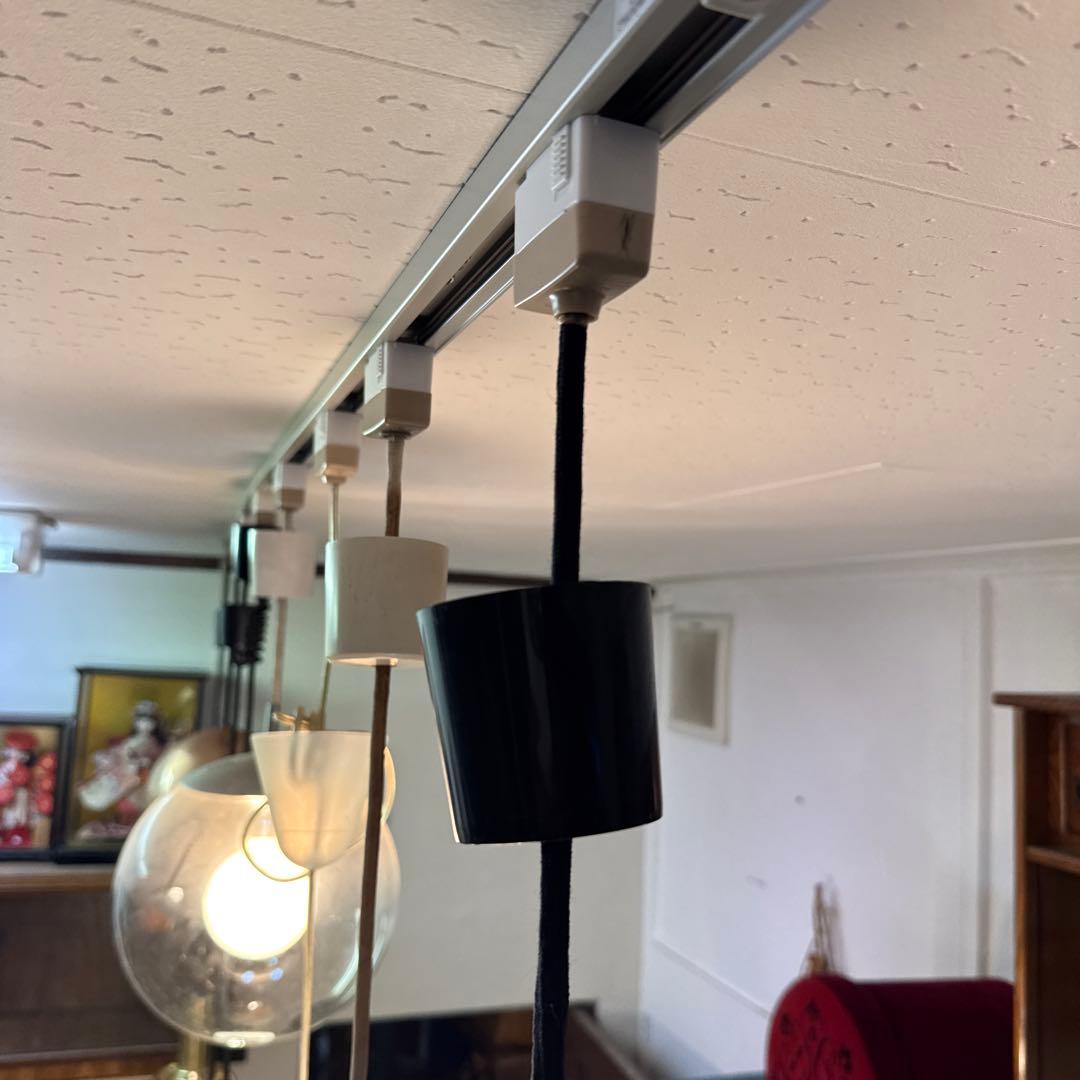 j*n様 昭和レトロ　ビンテージ　竹籠照明　4灯式