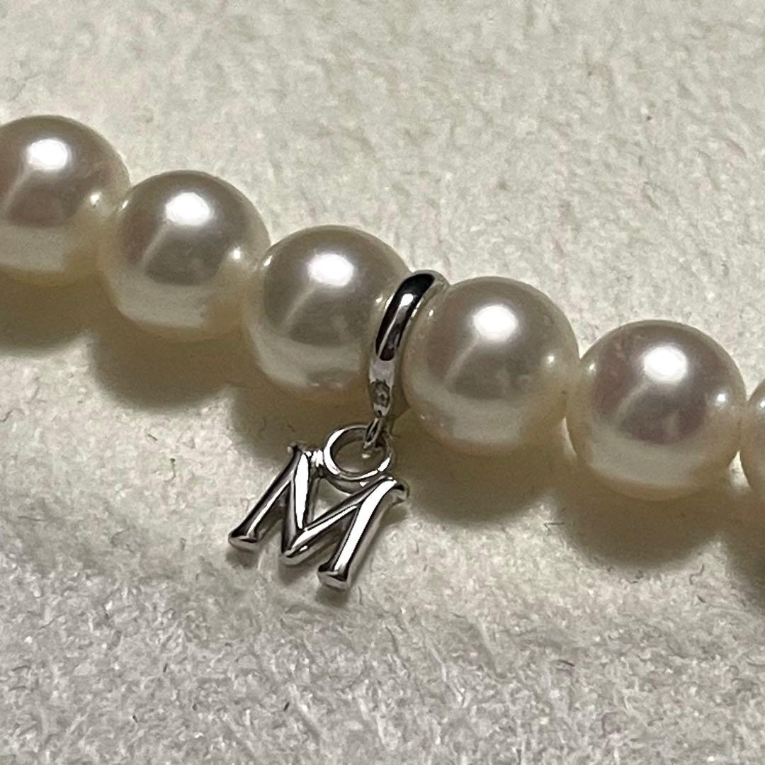 専用 【ミキモト✨Mチャーム付】あこや本真珠 ネックレス 6.0-6.5