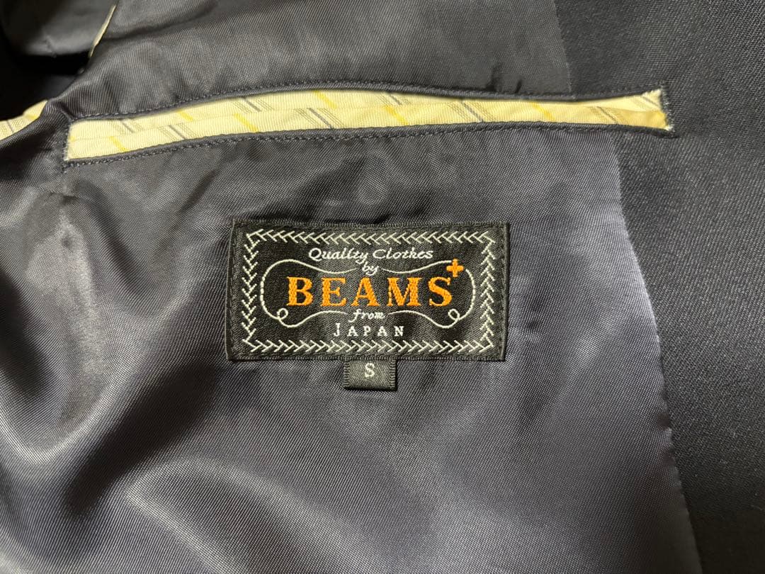 最終価格　美品　ビームスプラス　コンバットジャケット　紺ブレ　S