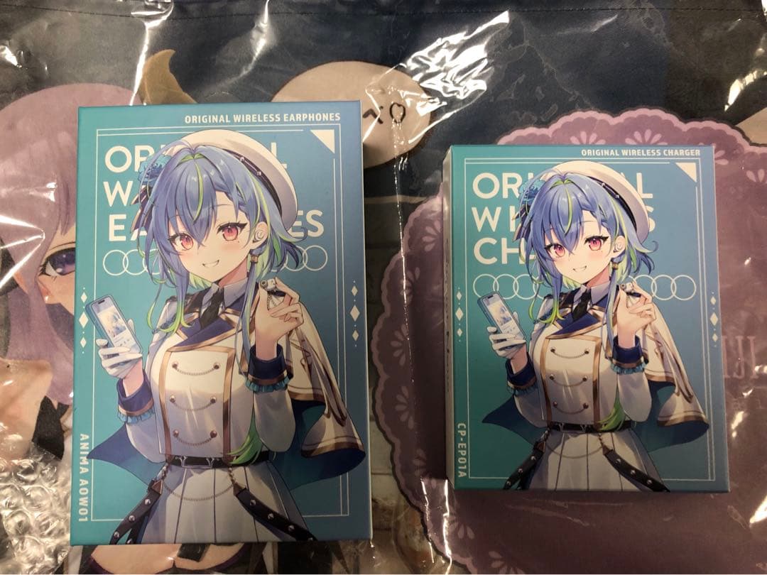 涼海ネモ ONKYO ワイヤレスイヤホンと充電器セット ななしいんく