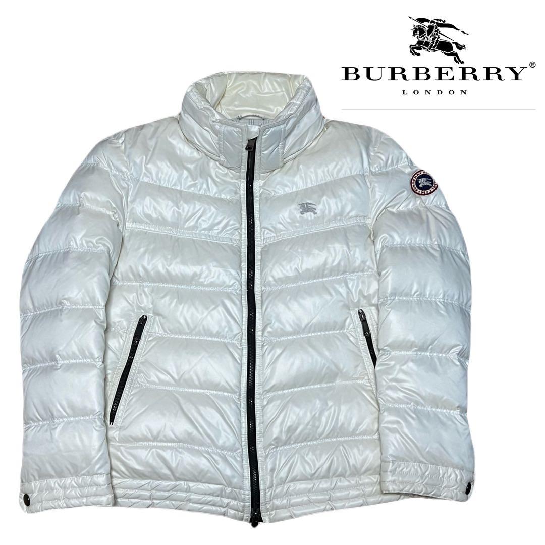 BURBERRY BLACK LABEL/ダウンジャケット/LL/ホワイト