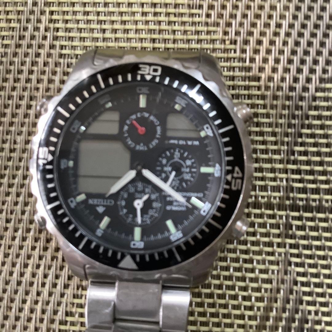 シチズン　プロマスター　ブラック ステンレス