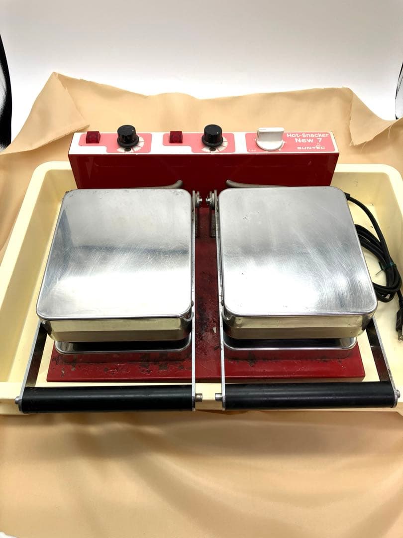 k*m様 動作品　SUNTEC サンテック ホットサンドメーカー ホットスナッカ