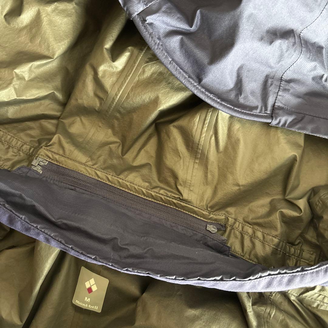 美品mont-bell ゴアテックス トラベル レインコート M 1128622
