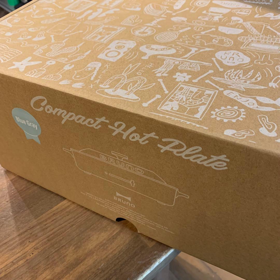 【新品未使用】ブルーノ　コンパクトホットプレート + セラミックコート鍋　セット