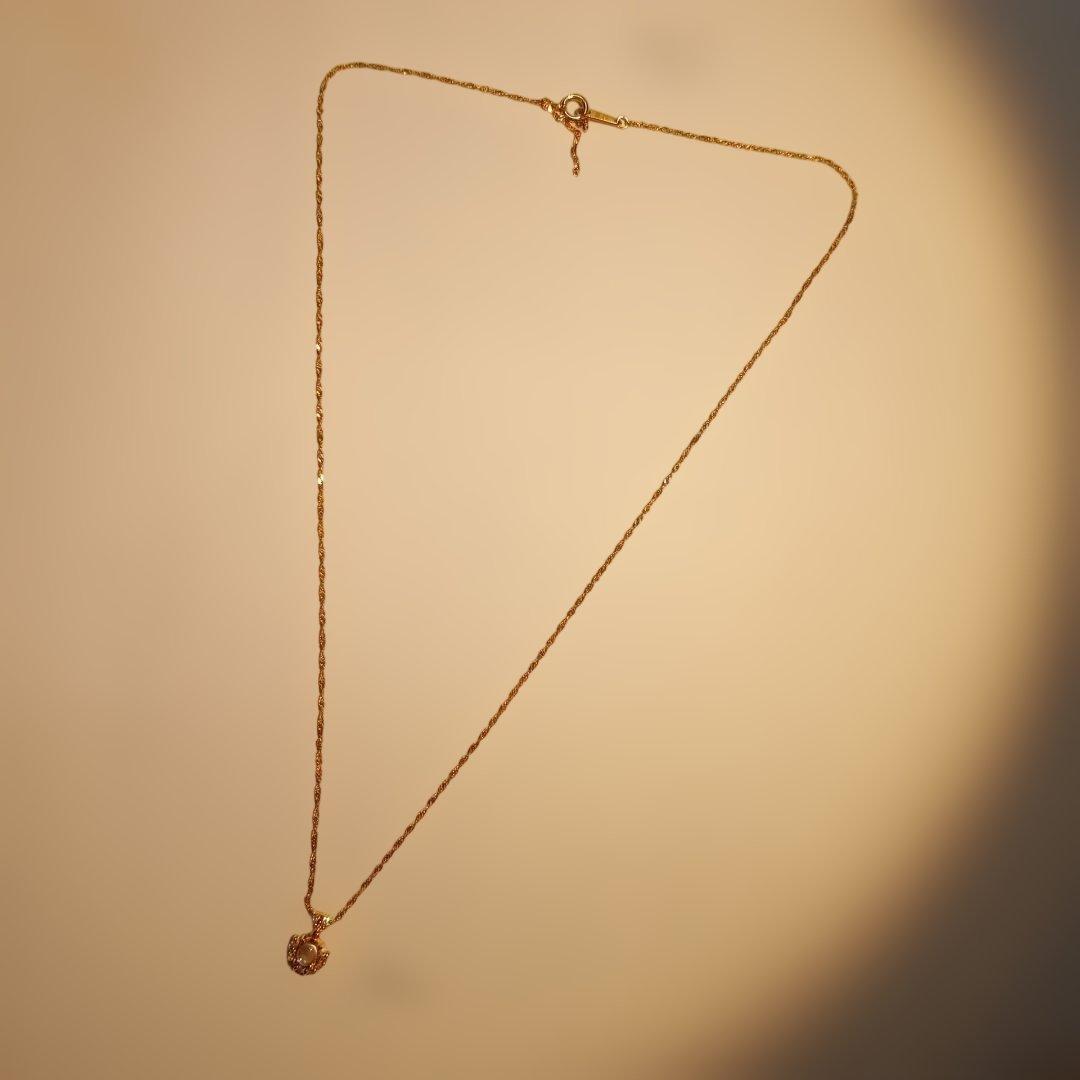 中古ゴールド 750＊ITALYネックレス★ペンダント600長さ18cm 位