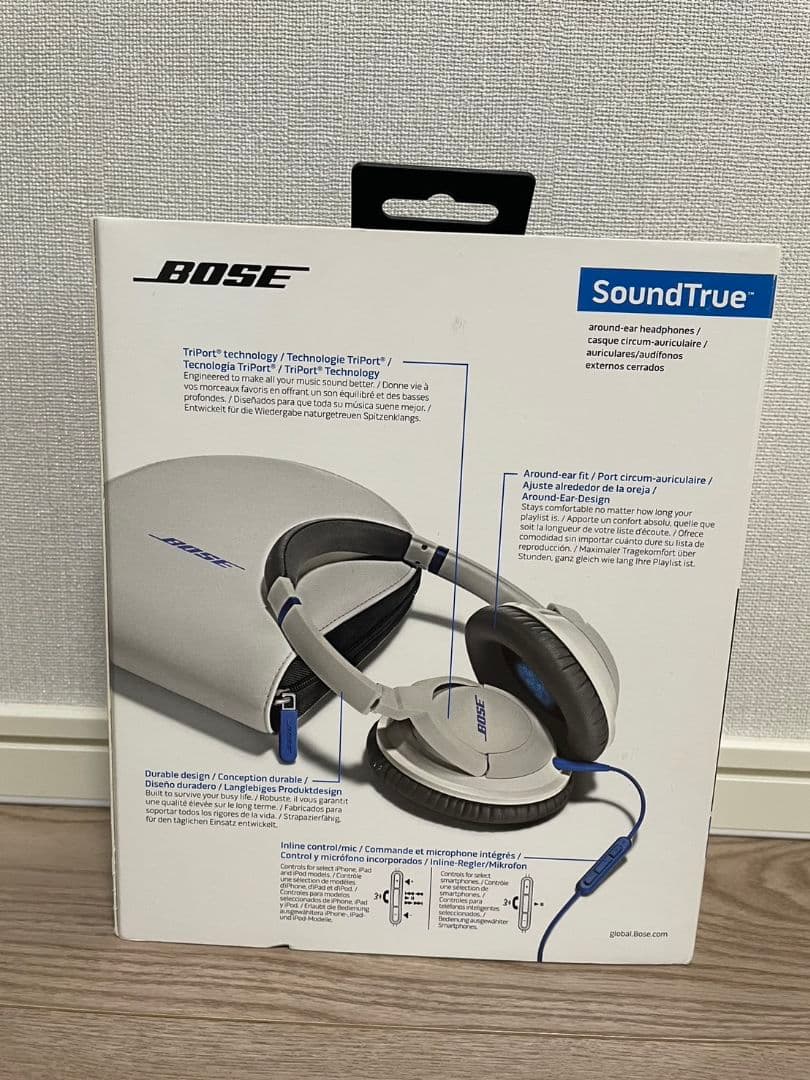 BOSE ヘッドフォン　Sound True　白 青