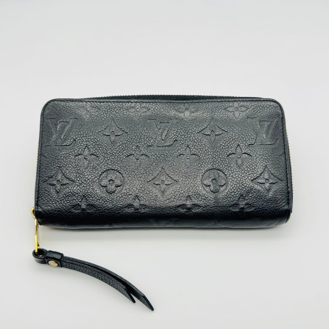 ルイヴィトン　ジッピーウォレット　アンプラント　モノグラム　ブラックM61864
