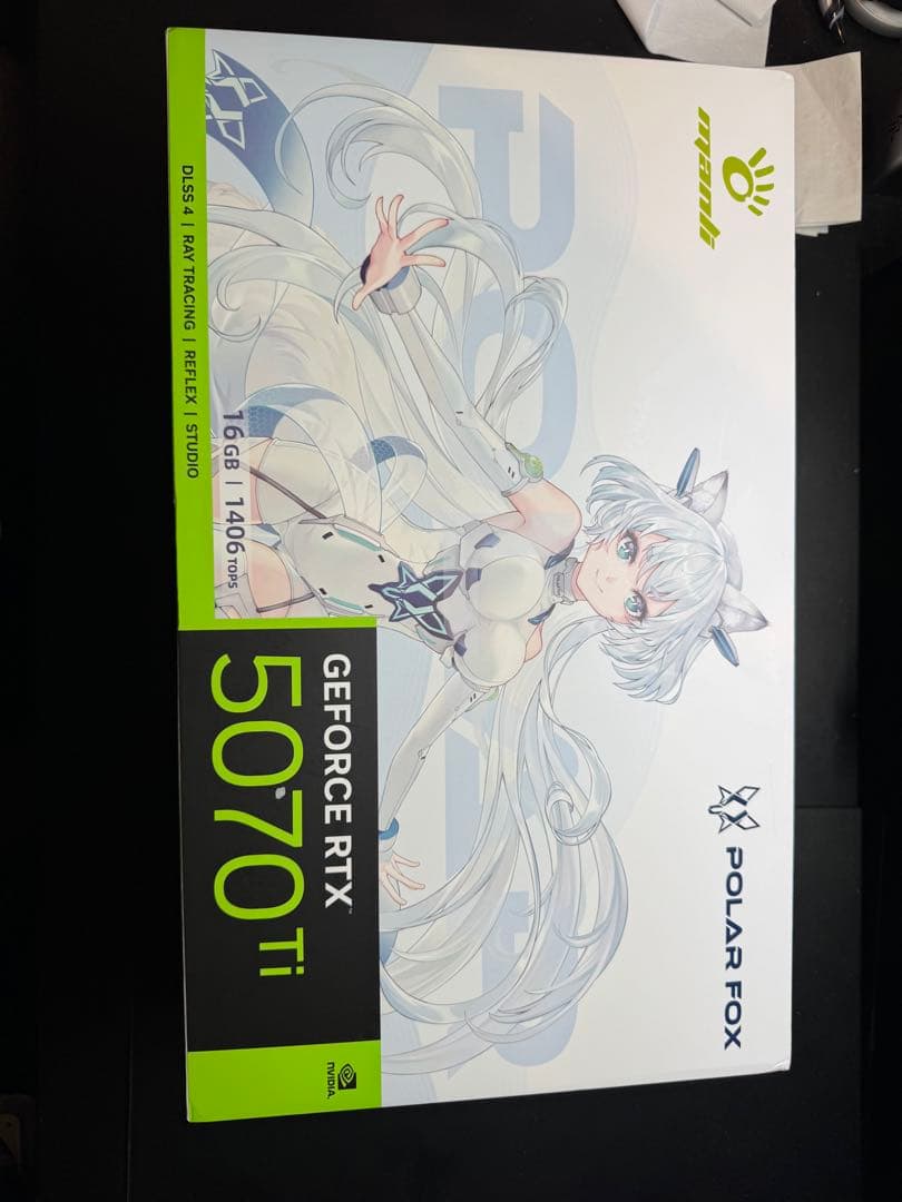新品未開封 Manli Polar Fox GeForce RTX5070Ti