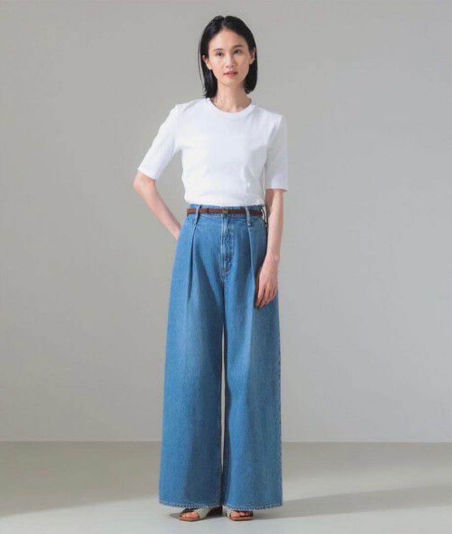 新品 別注 スタイリスト佐藤佳菜子 SLOANE クルーネック リブTシャツ