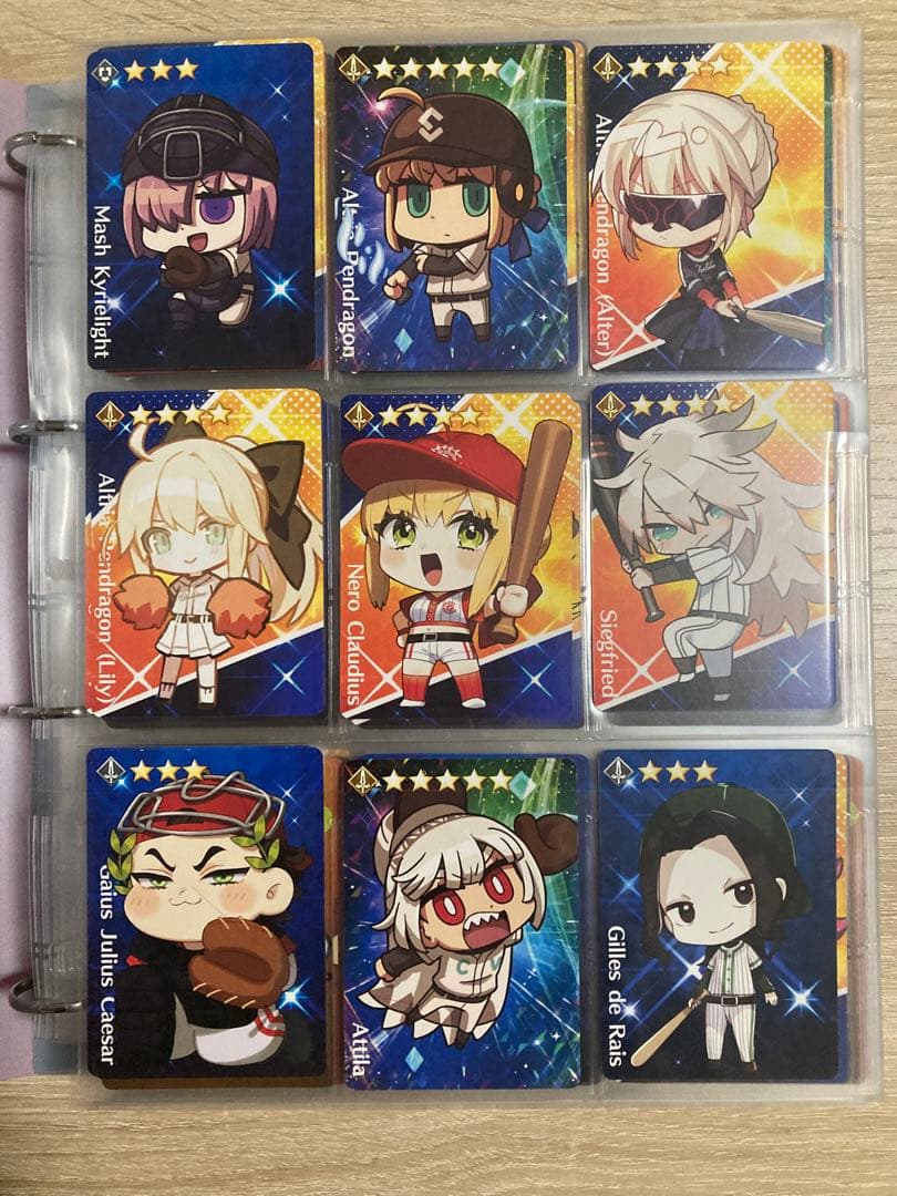 FGO 野球カード　コンプリートセット