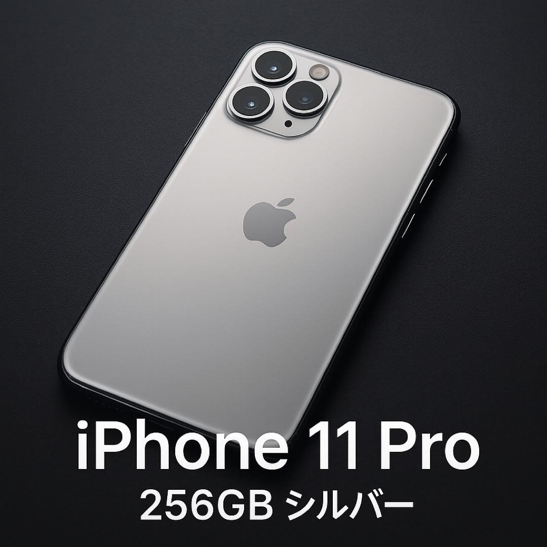 【美品】新品ガラスフィルム付きApple iPhone 11 Pro シルバー