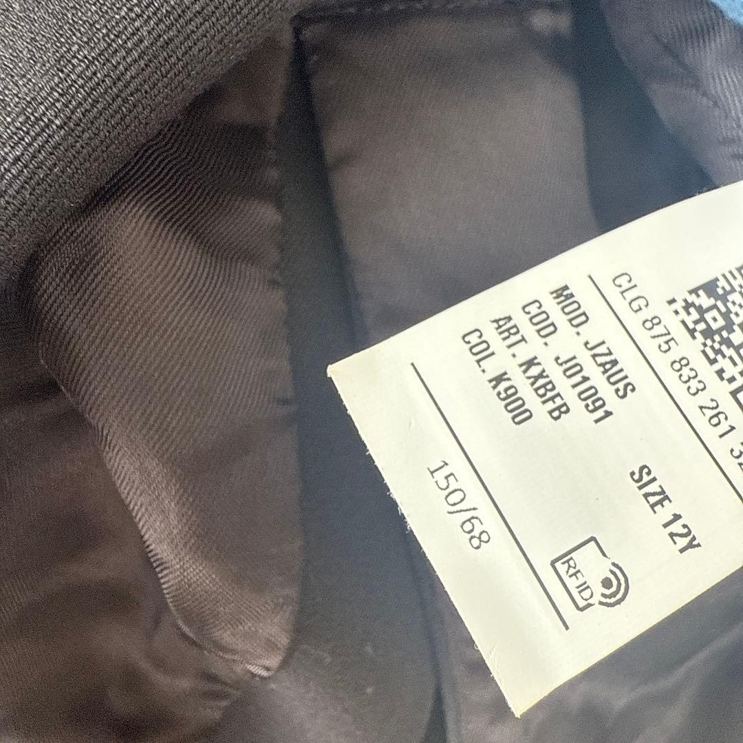 DIESEL ディーゼル　キッズ　スーツ 黒/デニム　卒業式　12y ジャケット