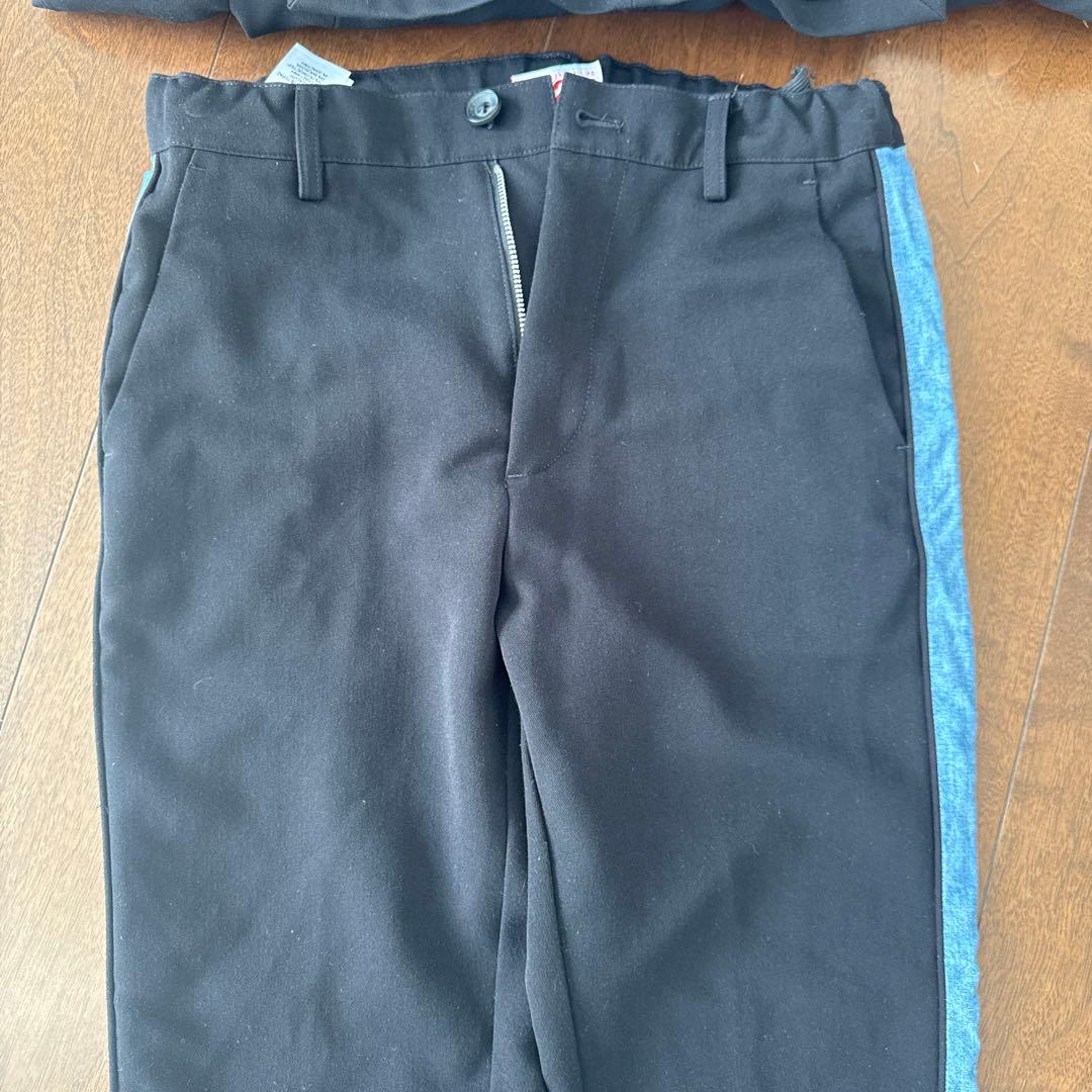 DIESEL ディーゼル　キッズ　スーツ 黒/デニム　卒業式　12y ジャケット