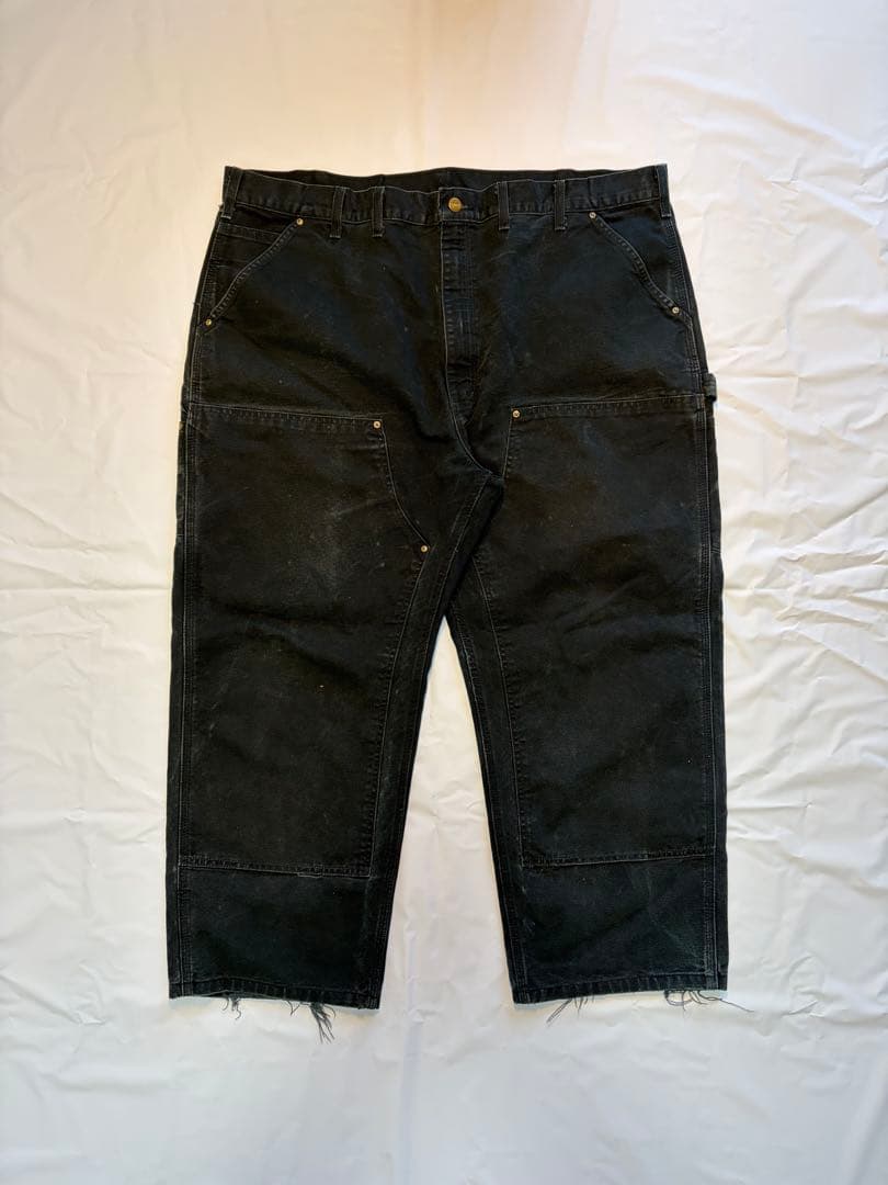 [W54cm] Carhartt - b01 ダブルニー BLK ビックサイズ￼