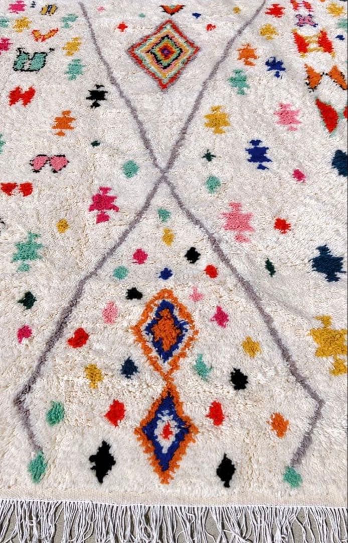 モロッコヴィンテージラグ　アジラル　超大判　274×206