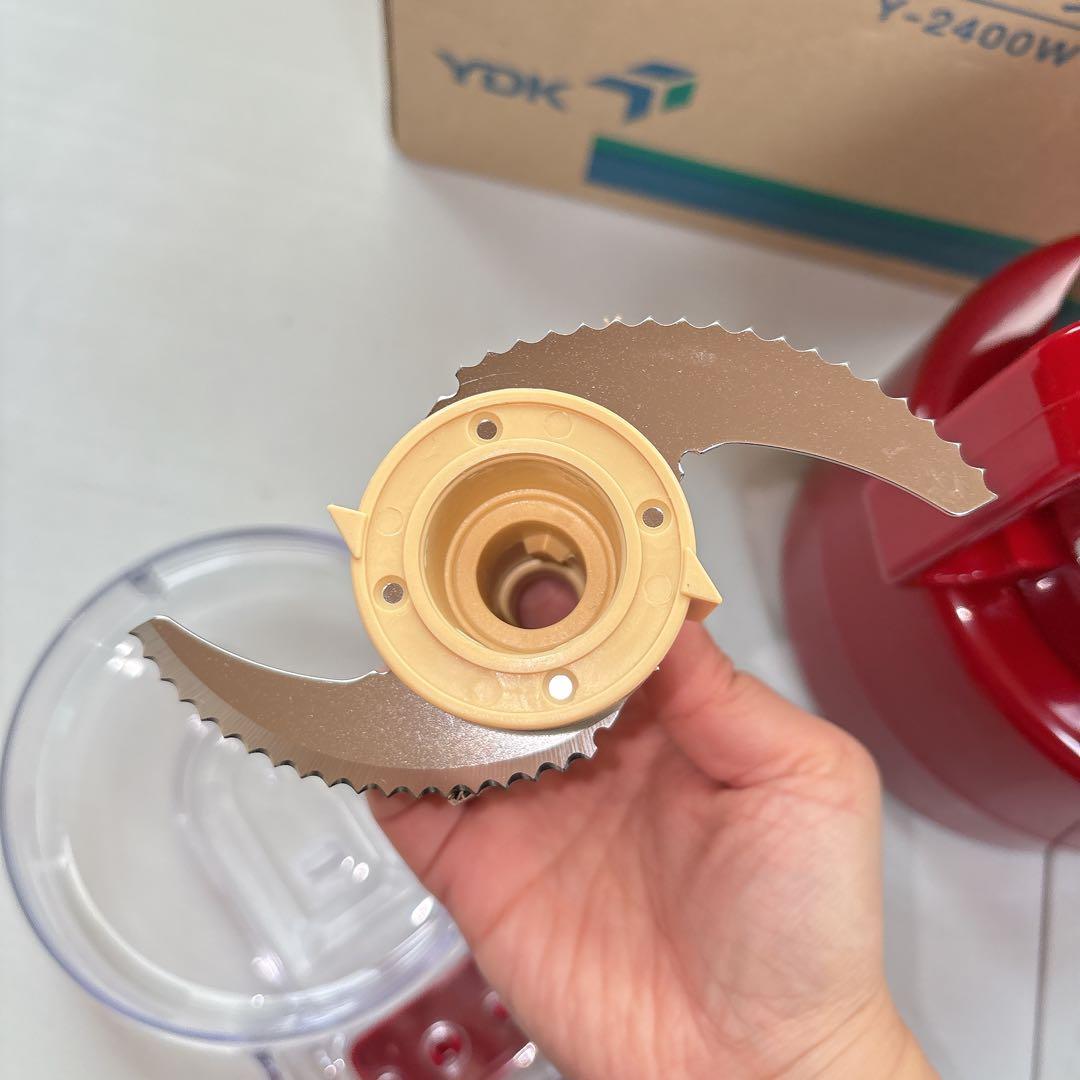 【未使用品】　あじのさと フードプロセッサー　Wスピード Y-2400W