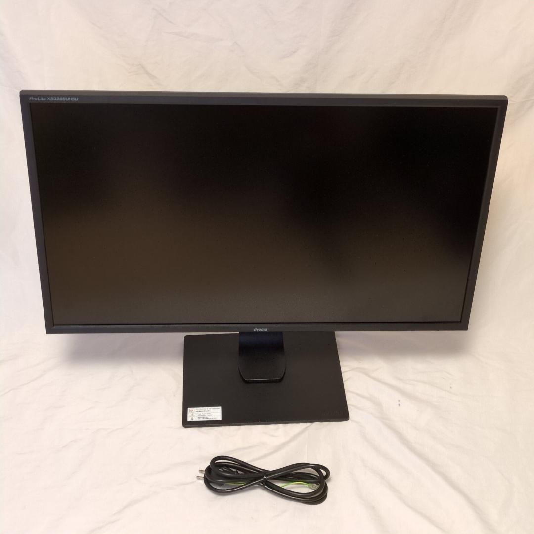 iiyama 4K ディスプレイ XB3288UHSU-B1 31.5型 美品