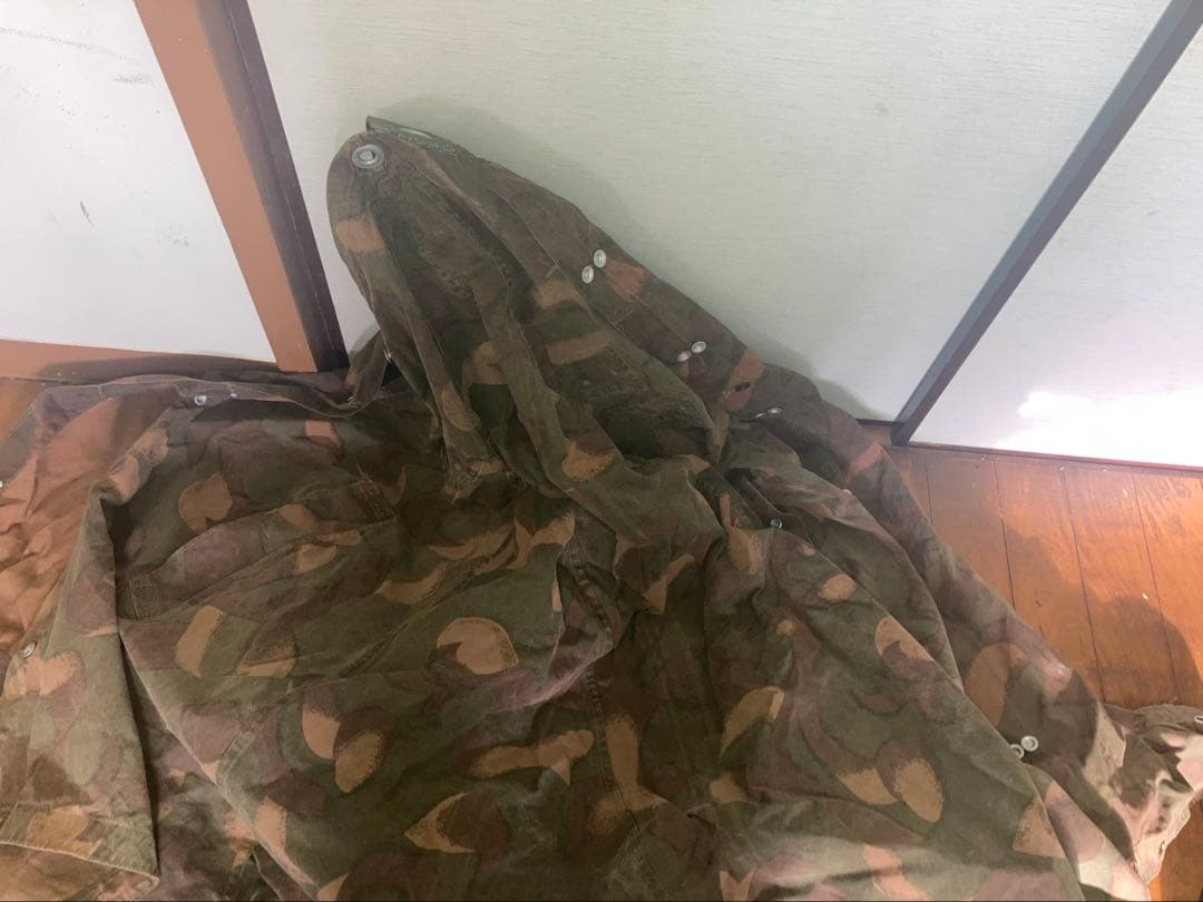 ハンガリー軍　ポンチョテント2枚組　ハリケーンカモ　軍幕テント　ティピー