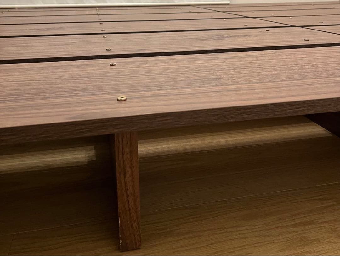 LOWYA ベッドフレーム　シングルサイズ　ウォルナット