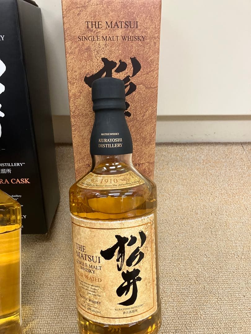 THE MATSUI シングルモルトウイスキー サクラカスク他3本 700ml