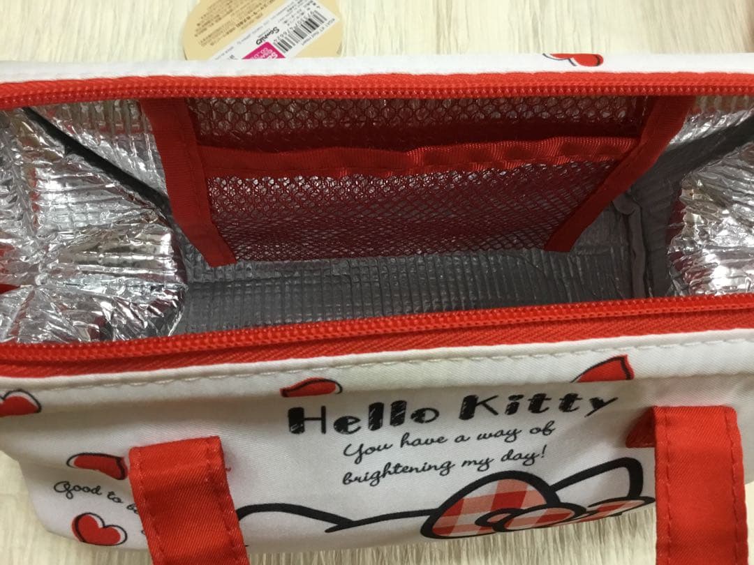 ハローキティお弁当箱バッグ、ハローキティお弁当箱、ハローキティスプーン&フォーク