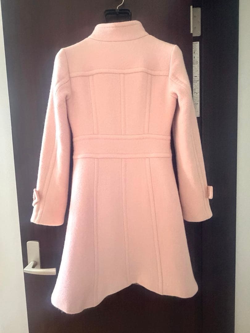 美品☆ バーバリーブルーレーベル ウールコート ピンク