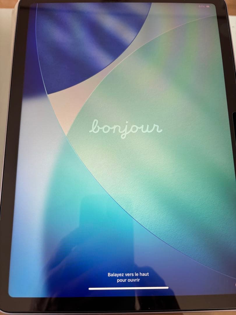 新品　Apple iPad Air (M3)11 パープル本体 充電器付き