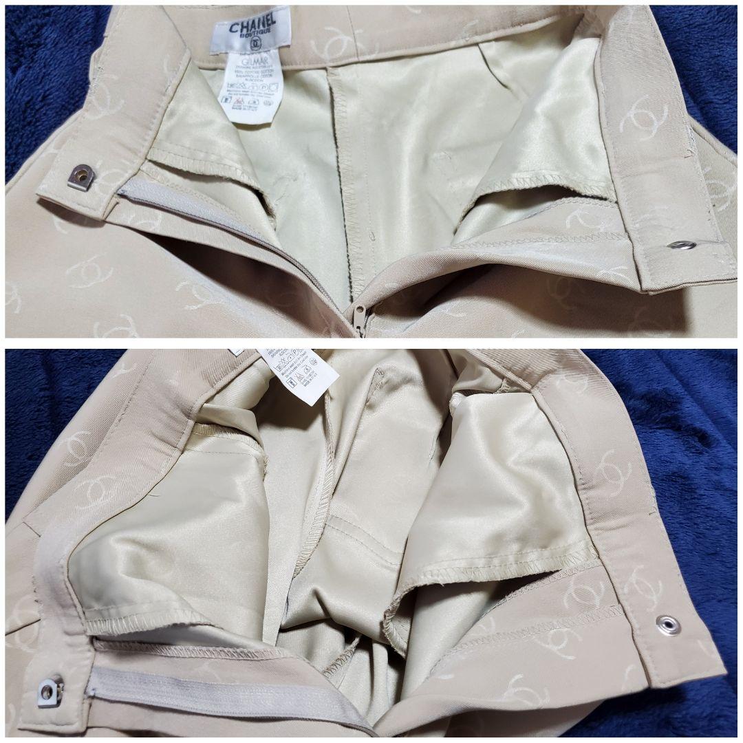 90s CHANEL BOUTIQUE COCO MARC Pants 状態良好