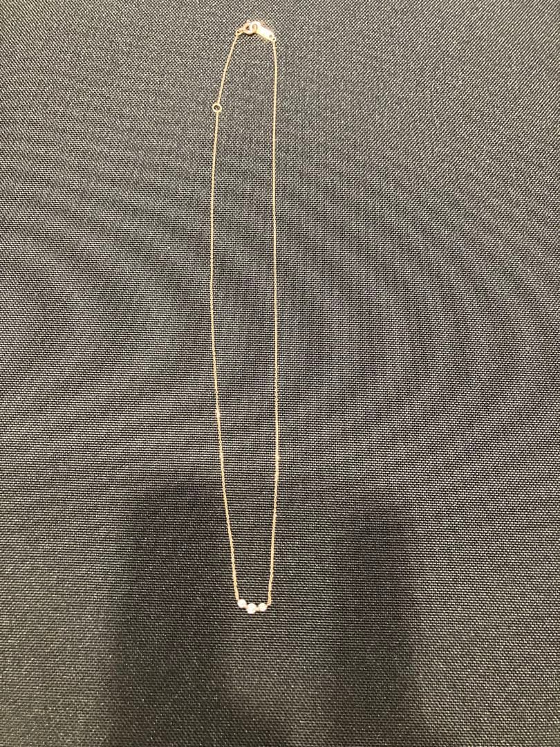 4℃◎ピンクゴールドK10 ネックレス