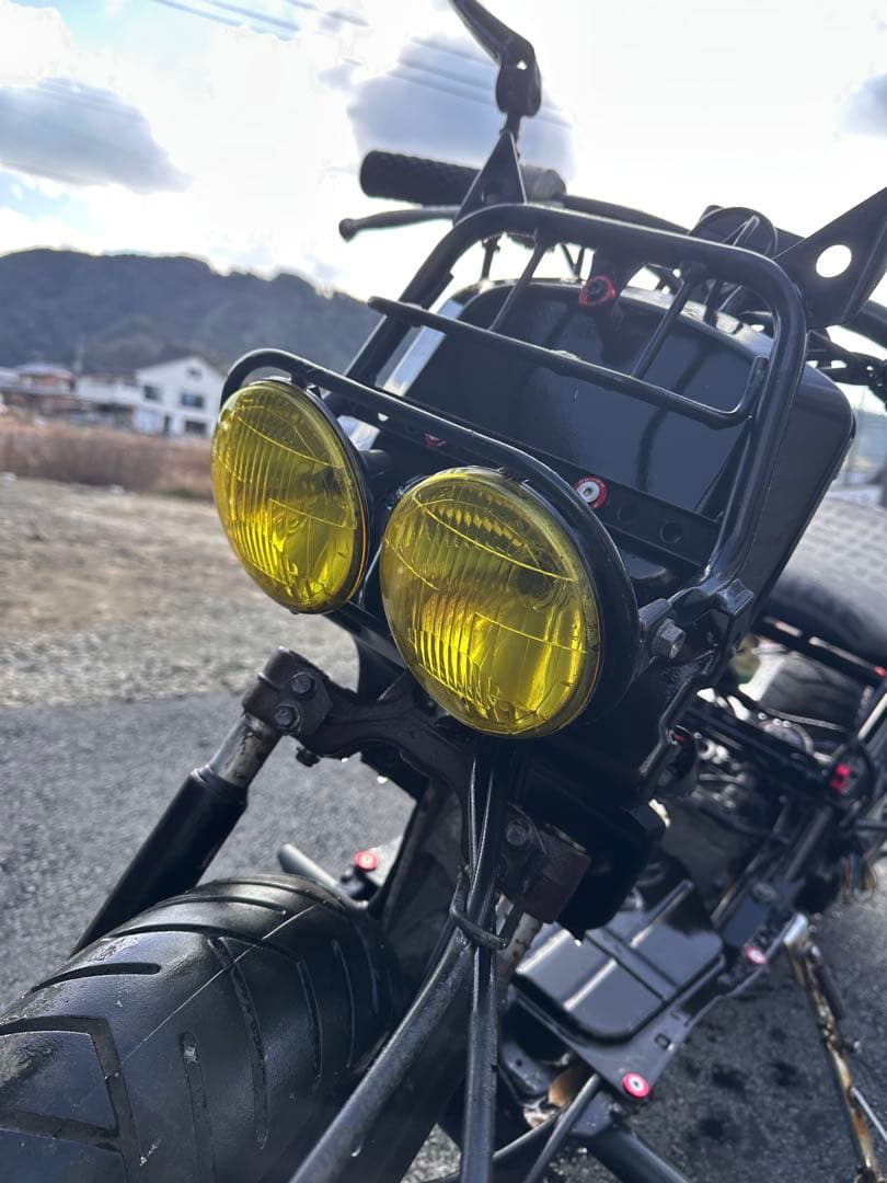 AF58 ズーマー US デカ目ヘッドライト ラッカス ステー リフレクター