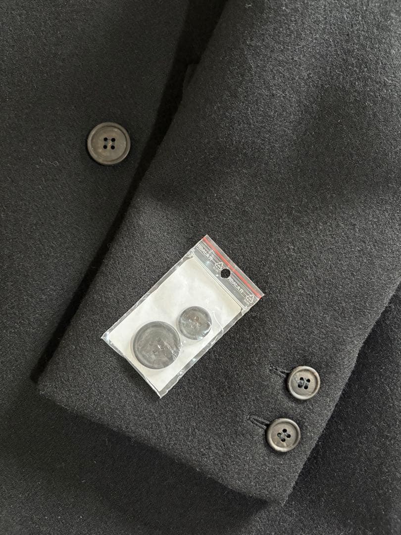 【新品・未使用】A.P.C. ★フランス製★黒 Pコート★カバー&ハンガ－付き