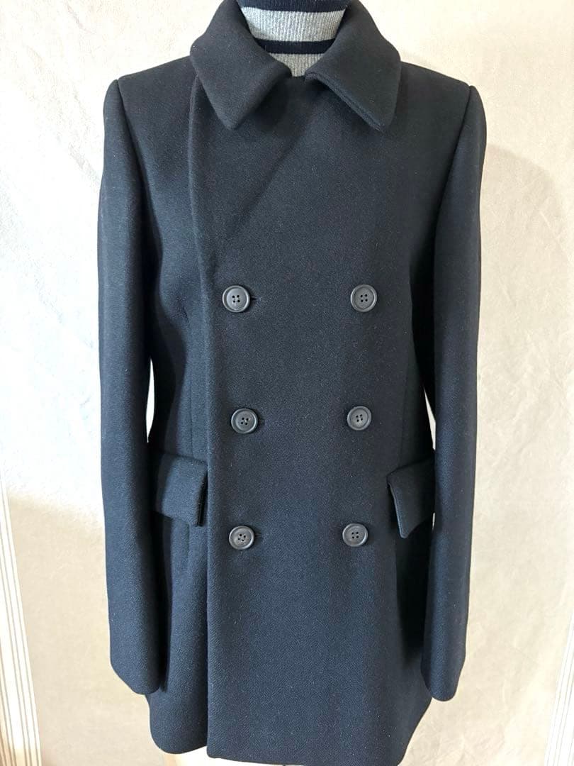 【新品・未使用】A.P.C. ★フランス製★黒 Pコート★カバー&ハンガ－付き