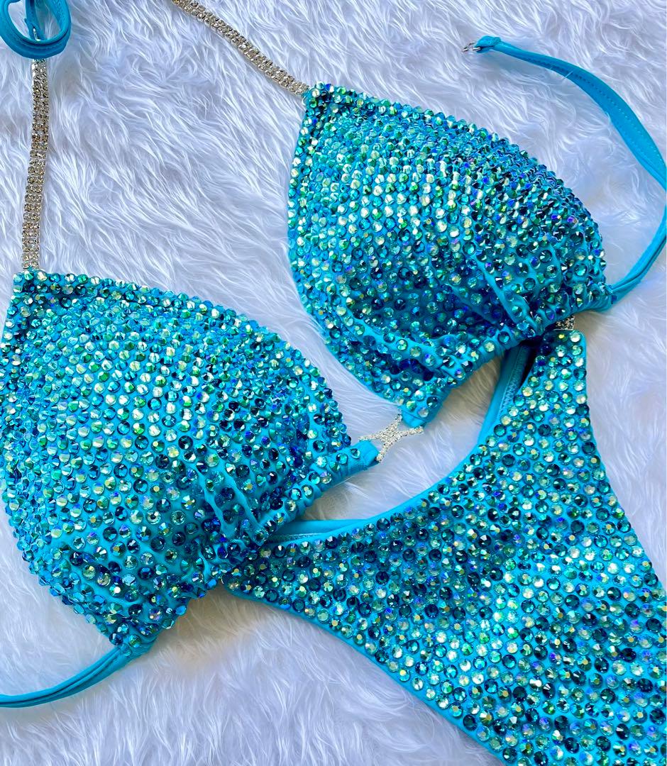 【新品】 FWJ 競技用•コンテスト用ビキニ 大会用ビキニ　フィットネスビキニ