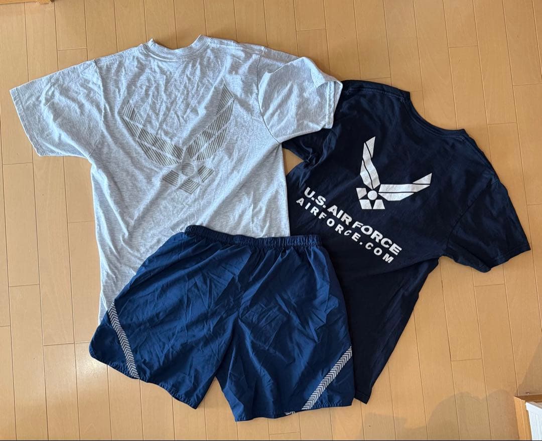 空軍 U.S AIR FORCE トレーニング　セットアップ ５点セット販売